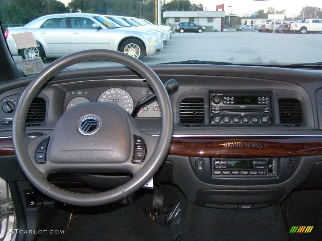 2004 Grand Marquis LS - Silver Birch Metallic / Dark Charcoal photo #11