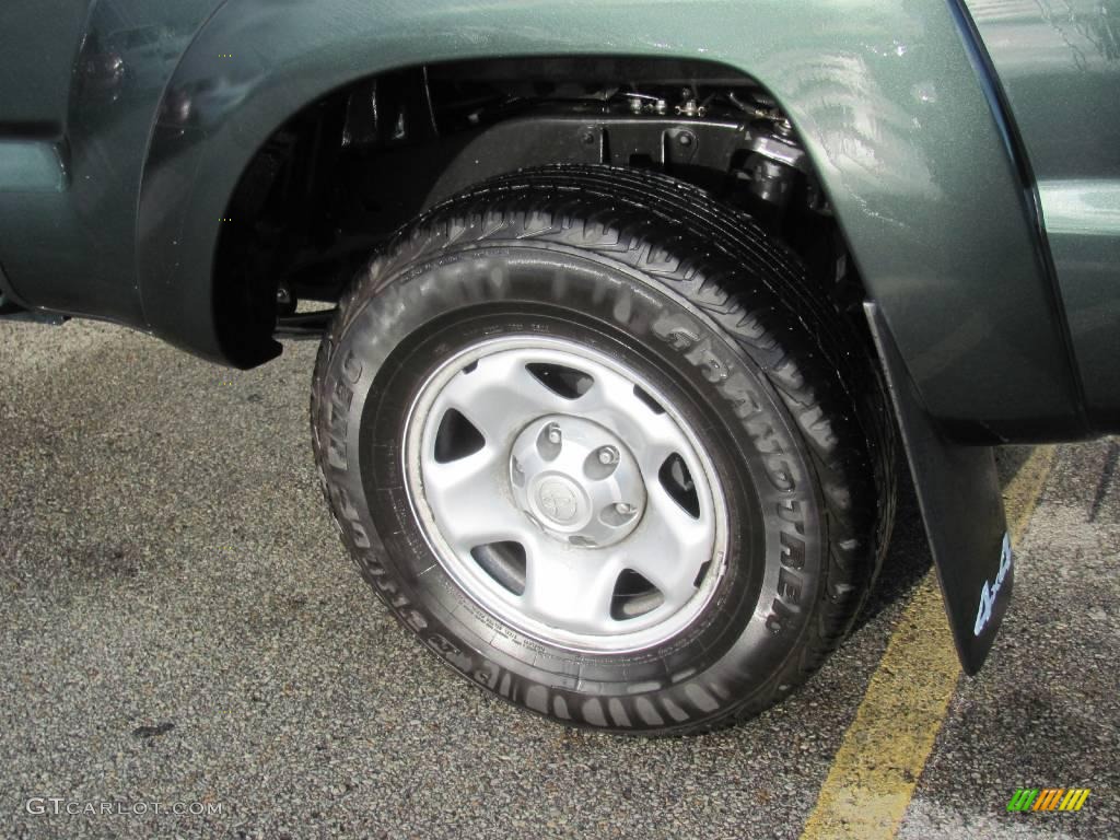 2009 Tacoma SR5 Access Cab 4x4 - Timberland Green Mica / Graphite Gray photo #3