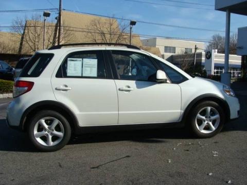2007 Pearl White Suzuki SX4 Convenience AWD #26595083 | GTcarlot.com