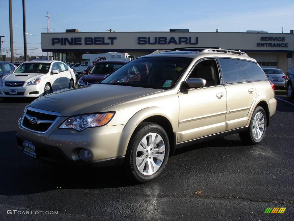 2009 Outback 2.5i Limited Wagon - Harvest Gold Metallic / Warm Ivory photo #1