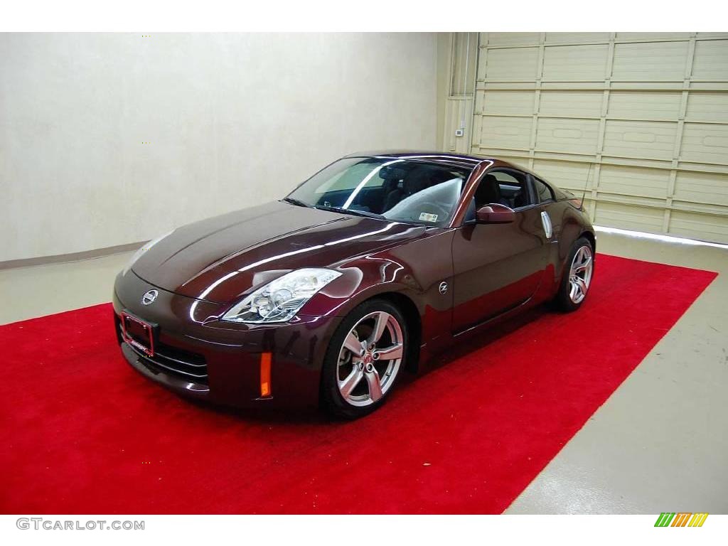 2006 350Z Touring Coupe - Interlagos Fire Metallic / Charcoal Leather photo #3