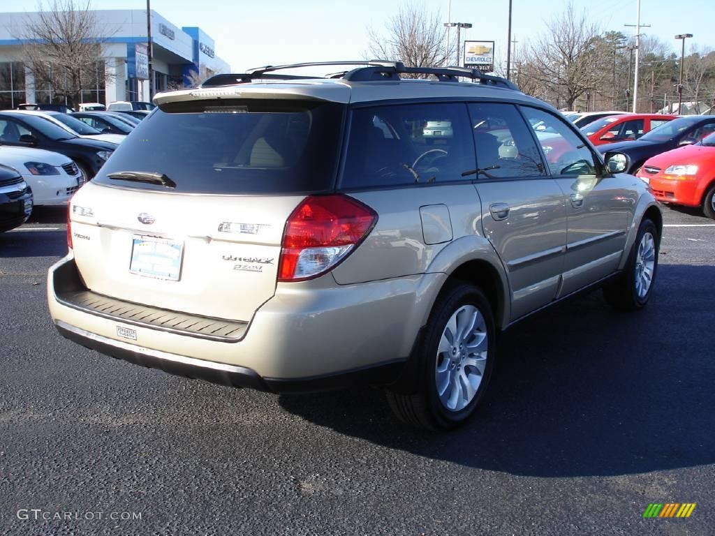 2009 Outback 2.5i Limited Wagon - Harvest Gold Metallic / Warm Ivory photo #3