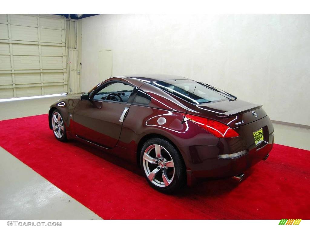 2006 350Z Touring Coupe - Interlagos Fire Metallic / Charcoal Leather photo #4