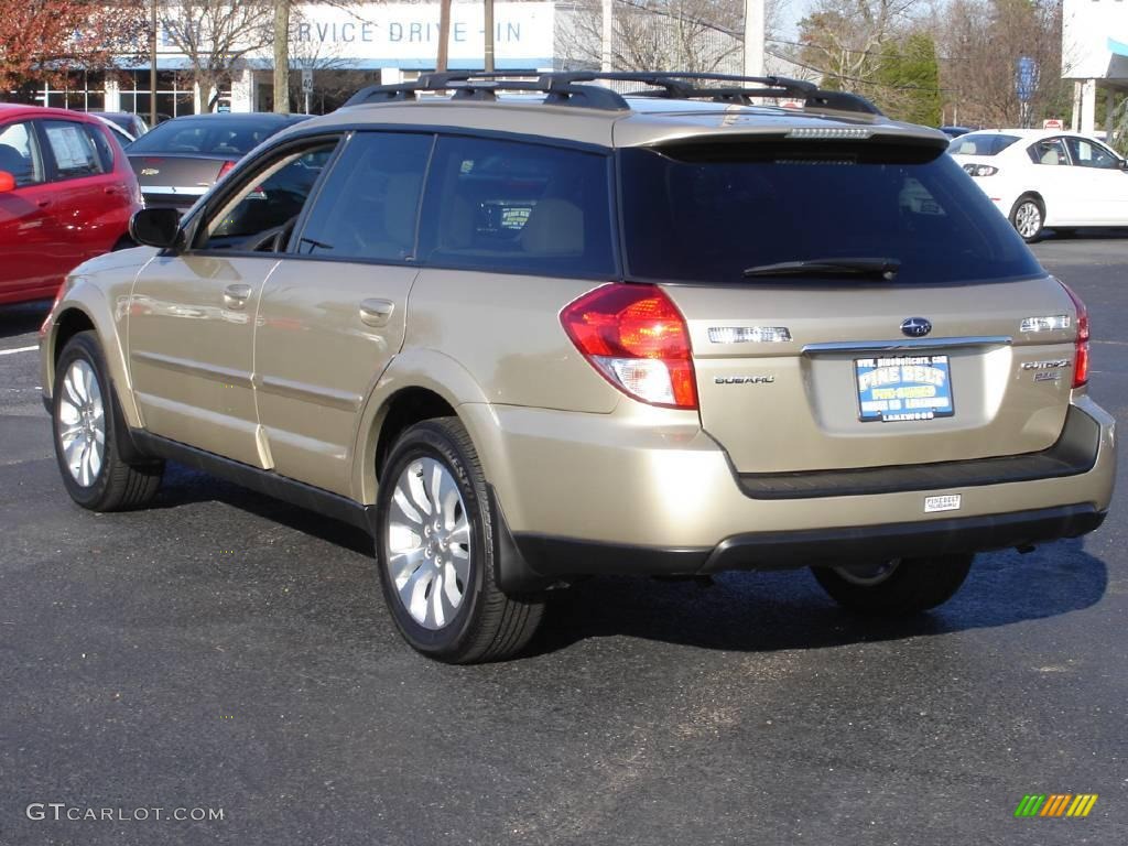 2009 Outback 2.5i Limited Wagon - Harvest Gold Metallic / Warm Ivory photo #4