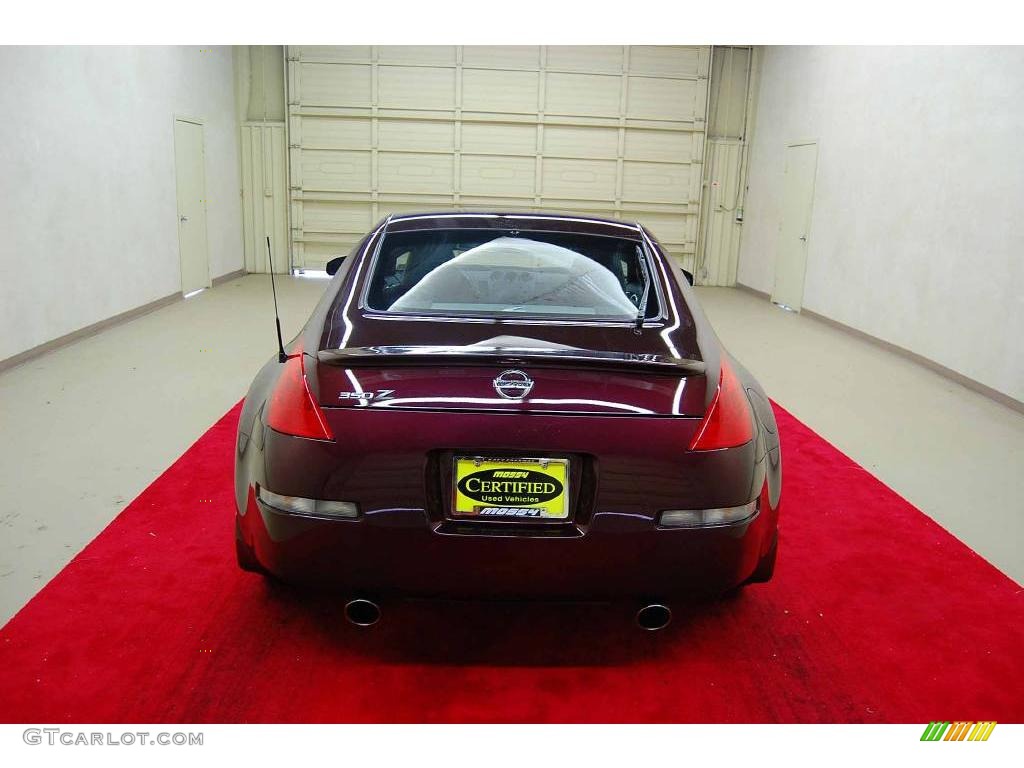 2006 350Z Touring Coupe - Interlagos Fire Metallic / Charcoal Leather photo #5