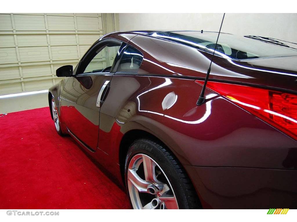 2006 350Z Touring Coupe - Interlagos Fire Metallic / Charcoal Leather photo #9