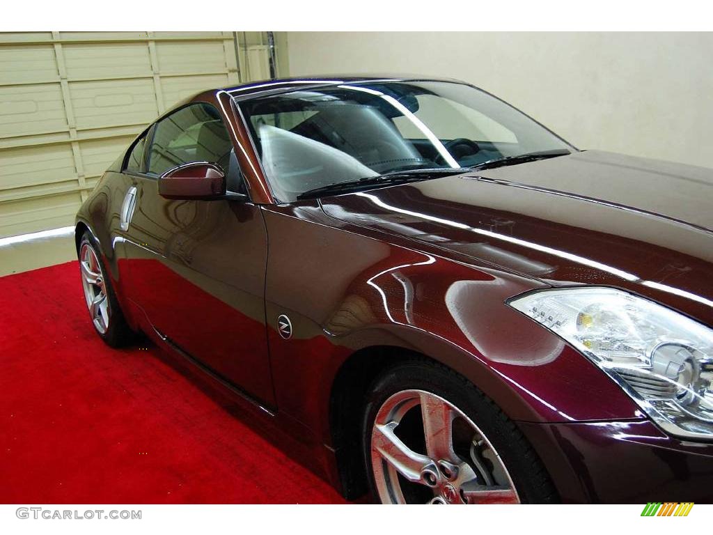 2006 350Z Touring Coupe - Interlagos Fire Metallic / Charcoal Leather photo #14