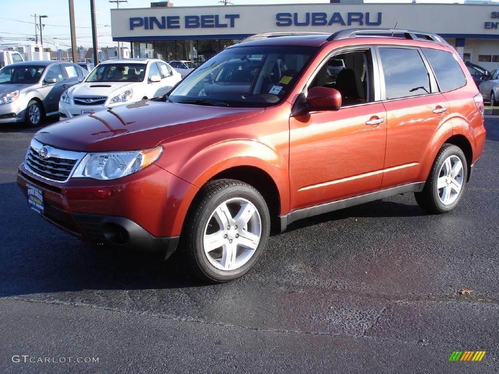 2010 Forester 2.5 X Premium - Paprika Red Pearl / Black photo #1