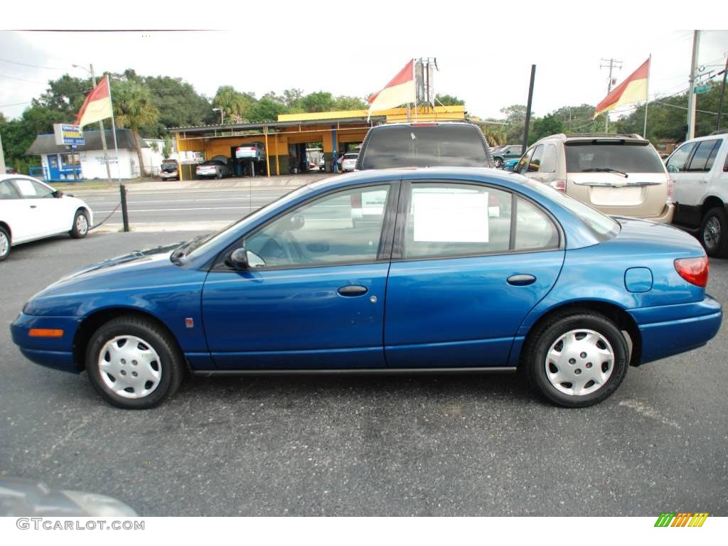 2000 S Series SL1 Sedan - Blue / Gray photo #4
