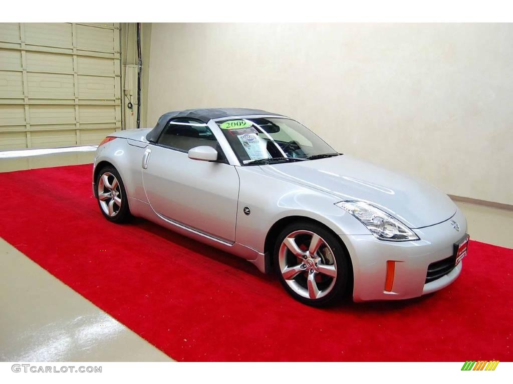 2009 350Z Touring Roadster - Silver Alloy / Charcoal Leather photo #1