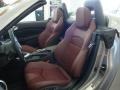 Wine Leather 2010 Nissan 370Z Sport Touring Roadster Interior Color