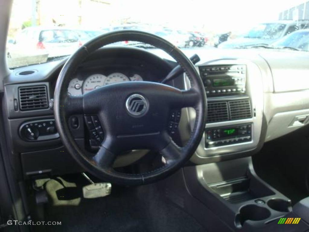 2005 Mountaineer V8 Premier AWD - Black / Midnight Grey photo #11