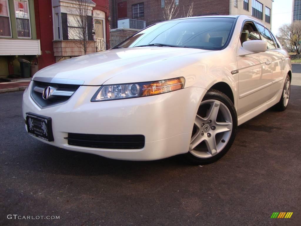 White Diamond Pearl Acura TL