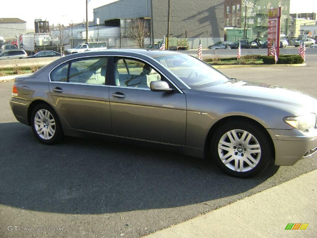 2003 7 Series 745Li Sedan - Sterling Grey Metallic / Basalt Grey/Flannel Grey photo #3