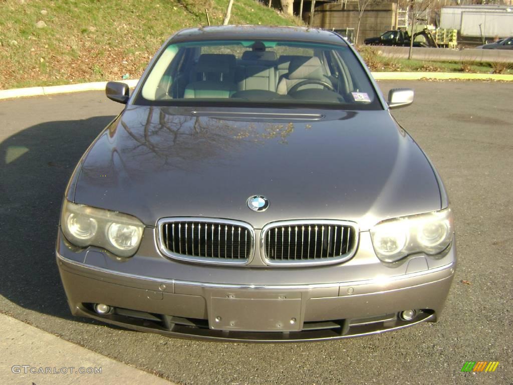 2003 7 Series 745Li Sedan - Sterling Grey Metallic / Basalt Grey/Flannel Grey photo #4