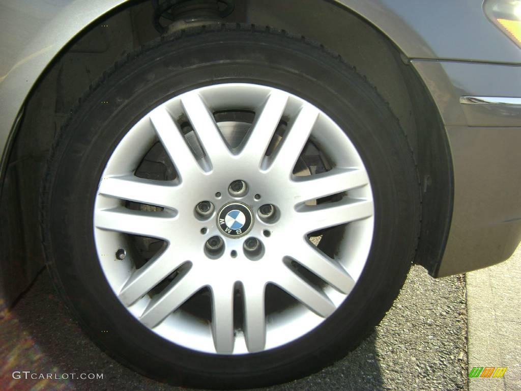 2003 7 Series 745Li Sedan - Sterling Grey Metallic / Basalt Grey/Flannel Grey photo #14