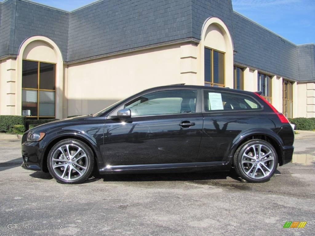 2009 C30 T5 R-Design - Black Sapphire Metallic / R-Design Off Black/Quartz photo #4