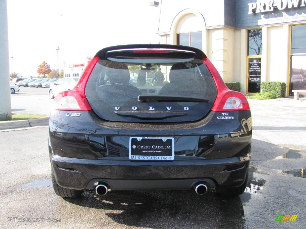 2009 C30 T5 R-Design - Black Sapphire Metallic / R-Design Off Black/Quartz photo #6