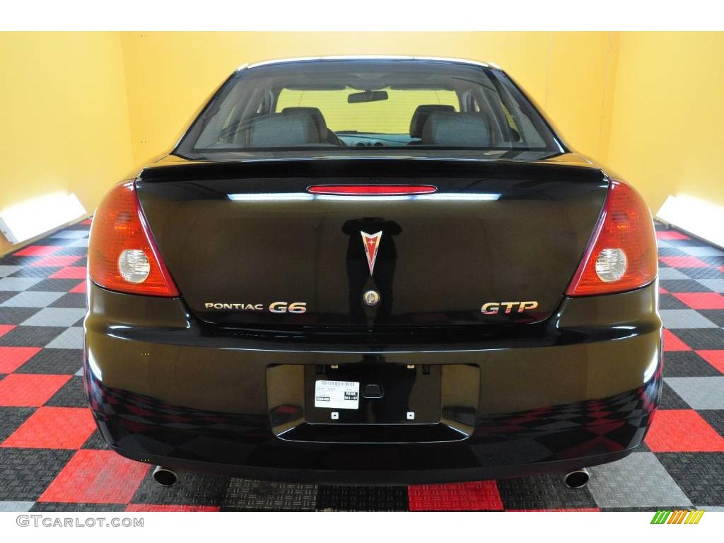 2006 G6 GTP Sedan - Black / Ebony photo #5