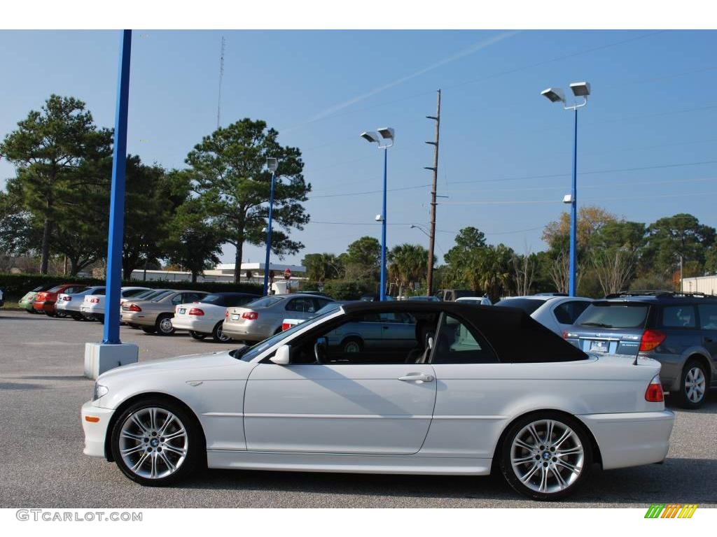 2006 3 Series 330i Convertible - Alpine White / Black photo #2