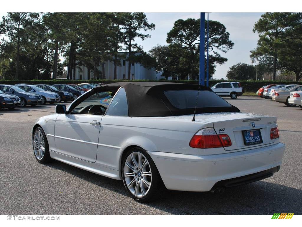 2006 3 Series 330i Convertible - Alpine White / Black photo #3