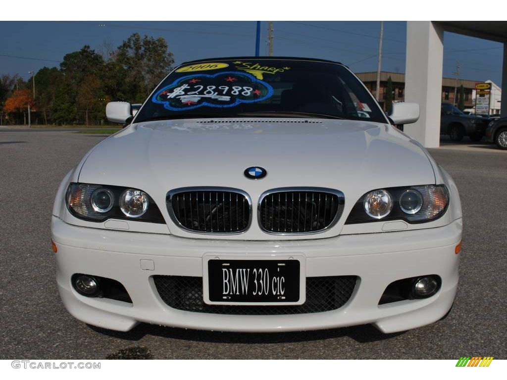 2006 3 Series 330i Convertible - Alpine White / Black photo #8