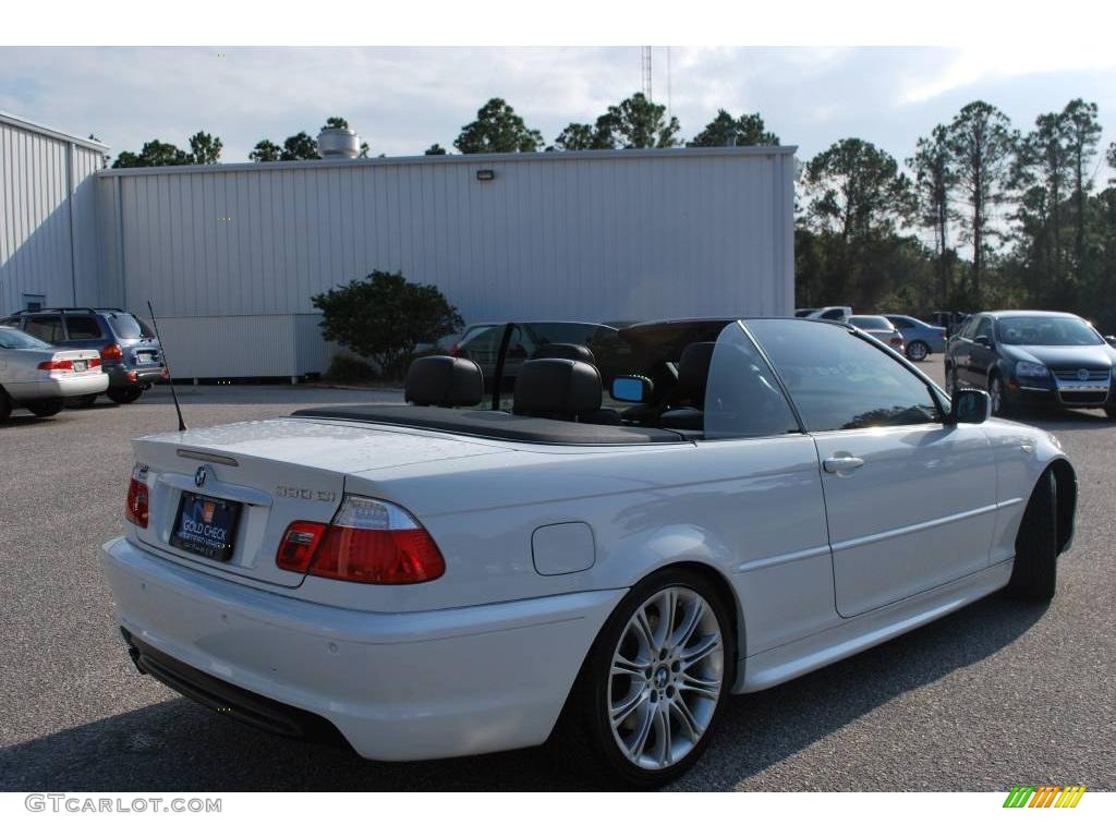 2006 3 Series 330i Convertible - Alpine White / Black photo #17
