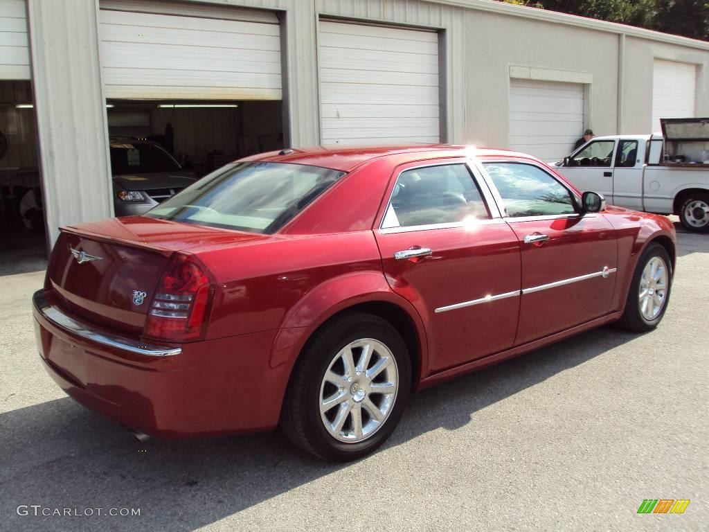2006 300 C HEMI - Inferno Red Crystal Pearl / Dark Slate Gray/Light Graystone photo #8