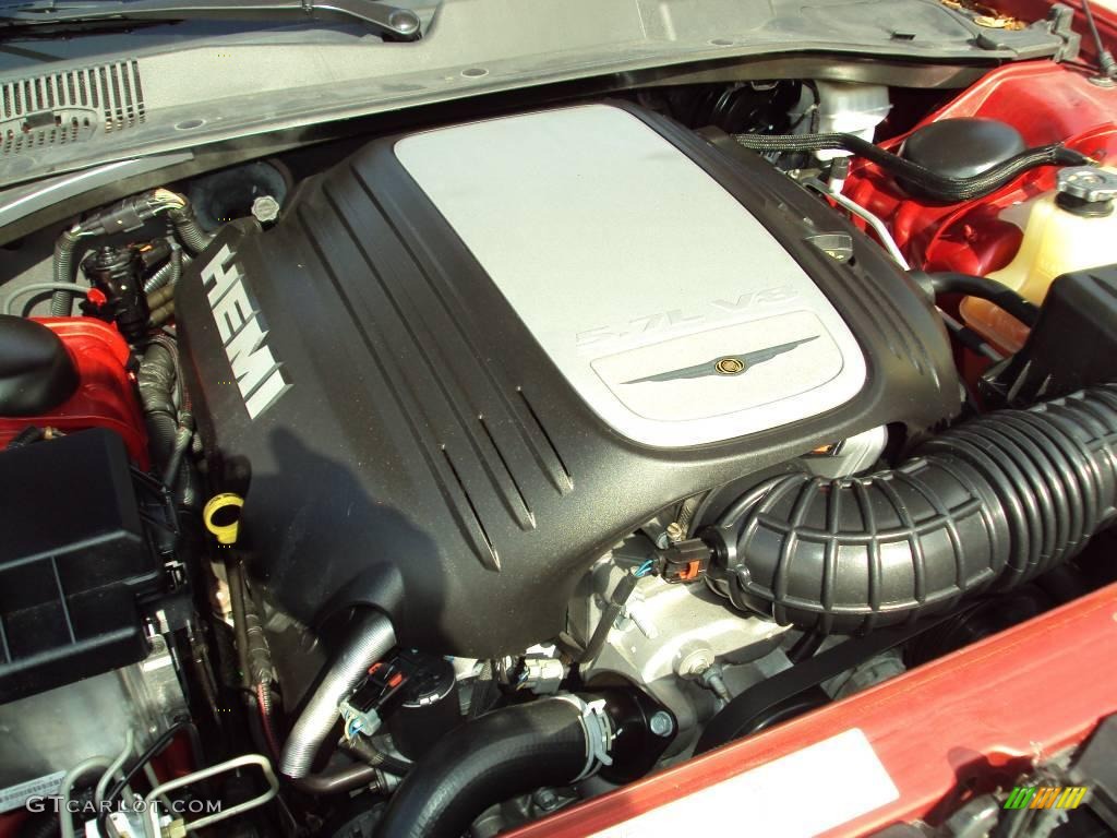 2006 300 C HEMI - Inferno Red Crystal Pearl / Dark Slate Gray/Light Graystone photo #16