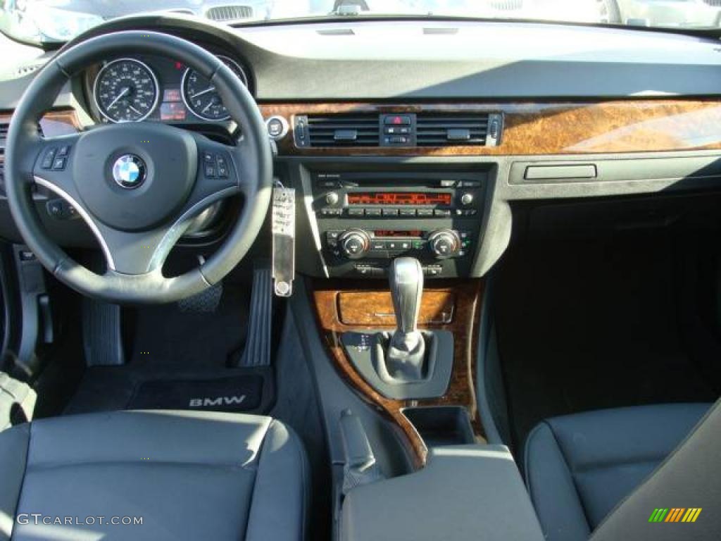 2007 3 Series 328xi Coupe - Jet Black / Black photo #12