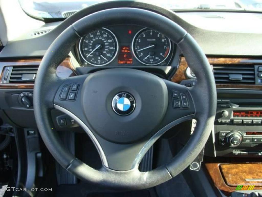 2007 3 Series 328xi Coupe - Jet Black / Black photo #13