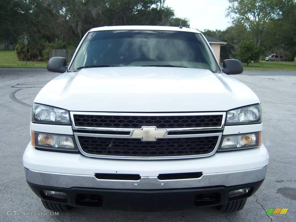 2006 Silverado 1500 Z71 Crew Cab 4x4 - Summit White / Tan photo #1