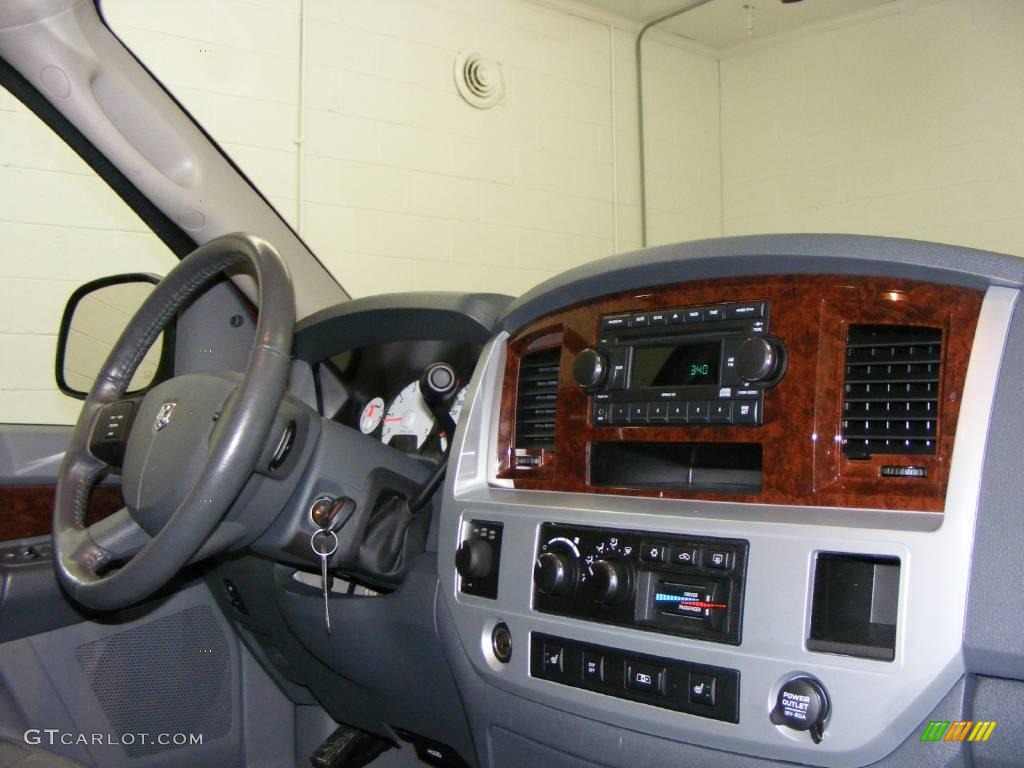 2008 Ram 1500 Laramie Quad Cab 4x4 - Inferno Red Crystal Pearl / Medium Slate Gray photo #17