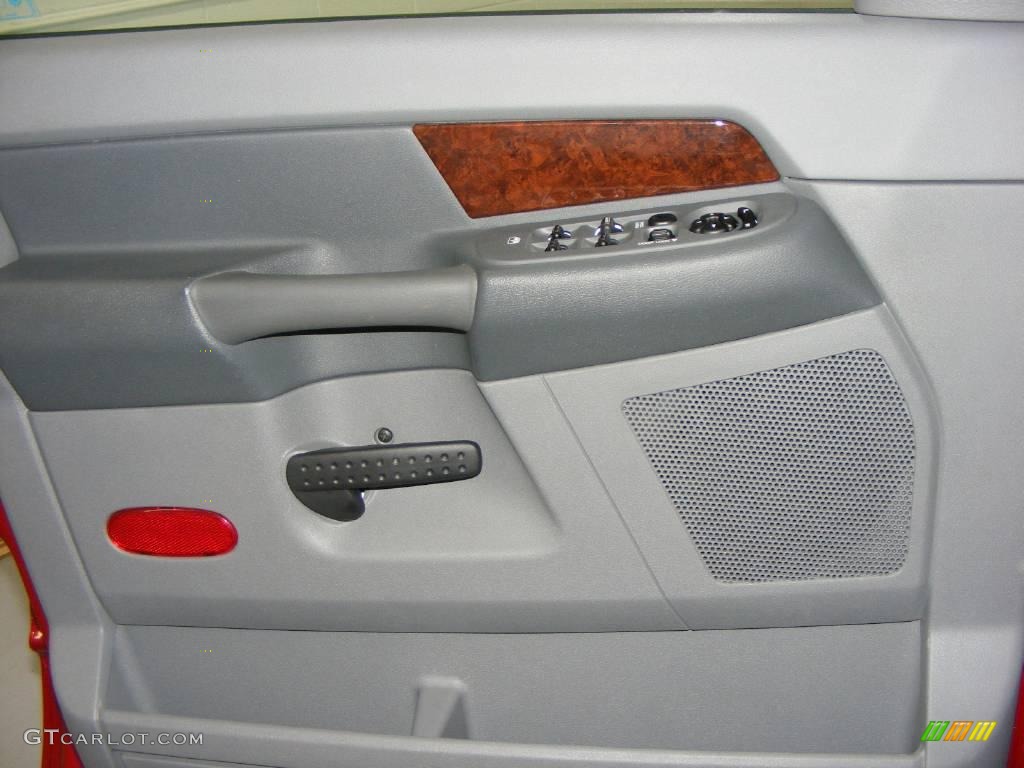 2008 Ram 1500 Laramie Quad Cab 4x4 - Inferno Red Crystal Pearl / Medium Slate Gray photo #26