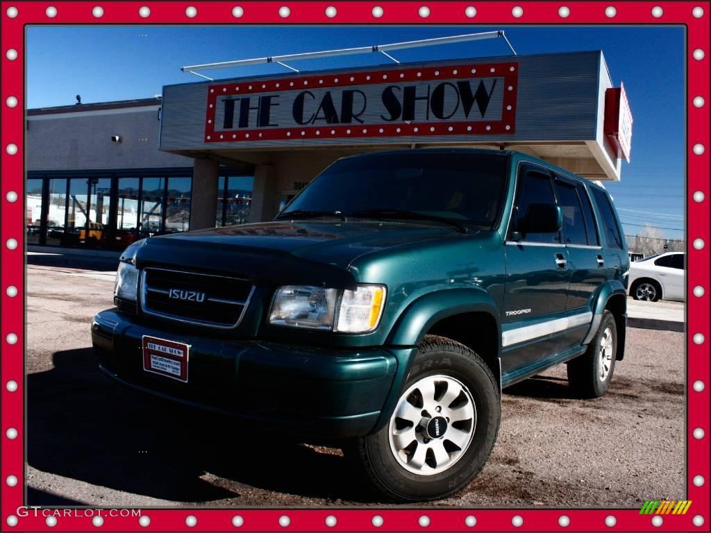 1998 Trooper Luxury 4x4 - Fir Green Pearl Metallic / Gray photo #1