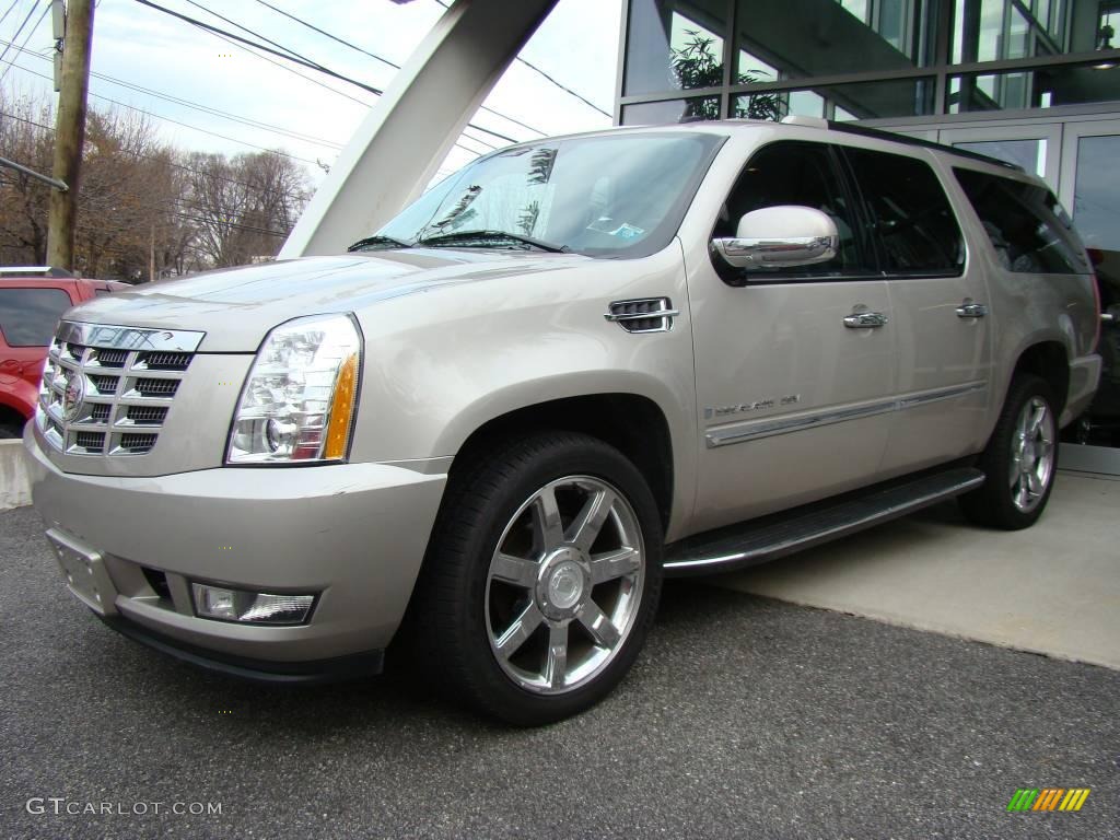 2008 Escalade ESV AWD - Quicksilver / Ebony photo #1