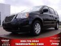 2010 Brilliant Black Crystal Pearl Chrysler Town & Country Touring  photo #1