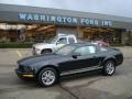 2005 Black Ford Mustang V6 Deluxe Coupe  photo #1