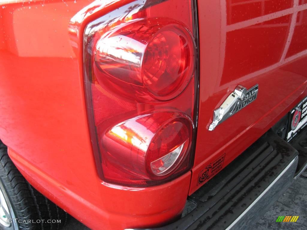 2008 Ram 1500 Big Horn Edition Quad Cab - Flame Red / Medium Slate Gray photo #8