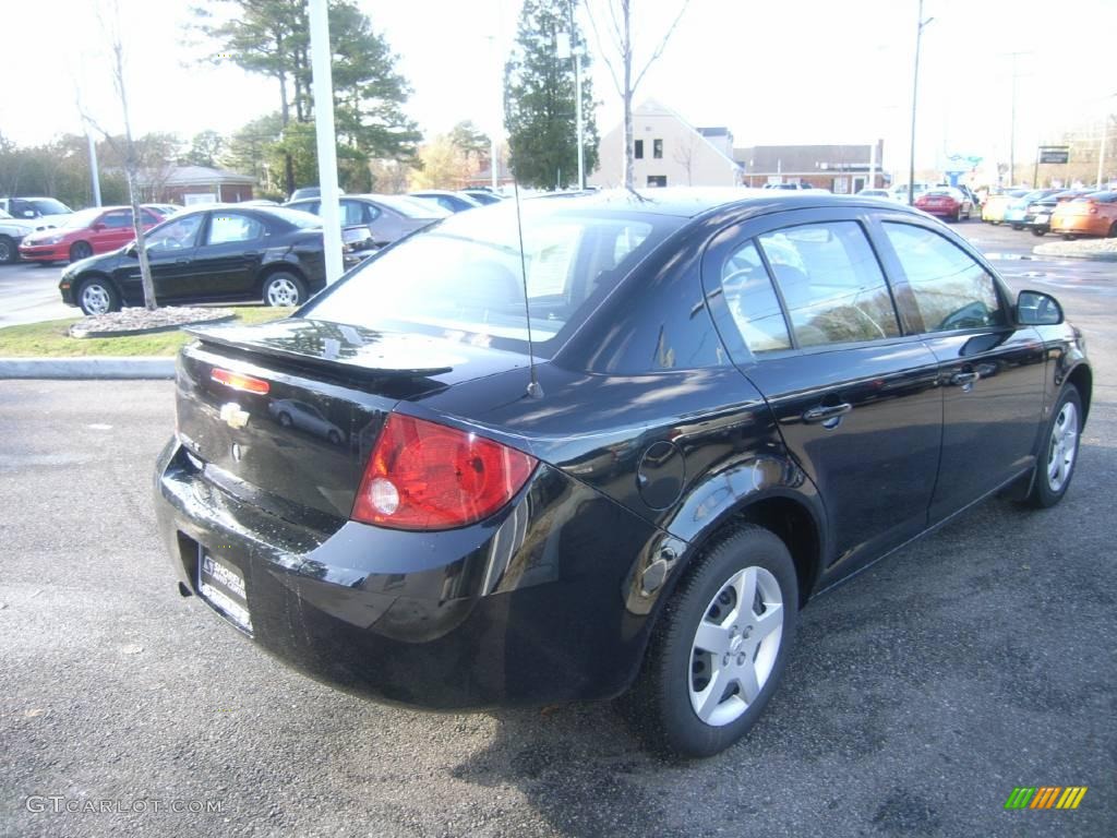 2007 Cobalt LT Sedan - Black / Gray photo #6