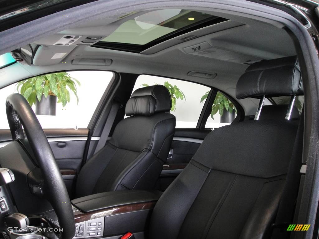 2007 7 Series 750Li Sedan - Jet Black / Black photo #8