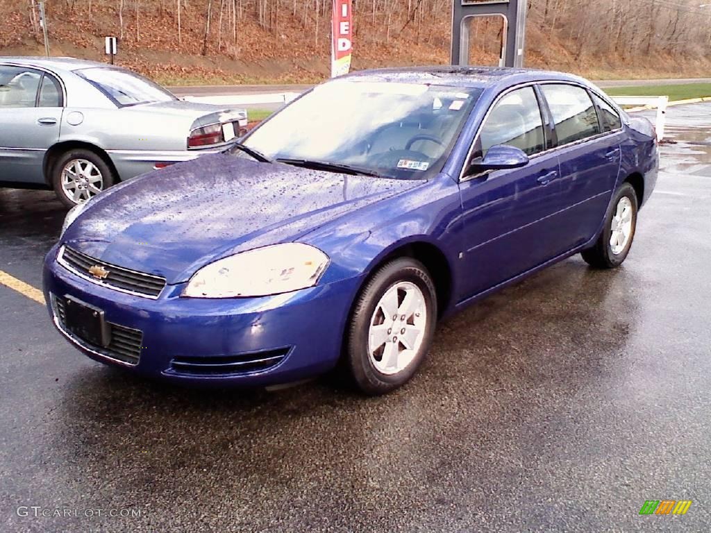 2007 Impala LT - Laser Blue Metallic / Gray photo #1