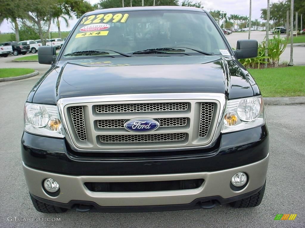 2006 F150 King Ranch SuperCrew 4x4 - Black / Castano Brown Leather photo #9