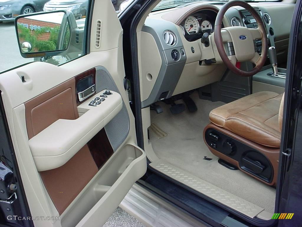2006 F150 King Ranch SuperCrew 4x4 - Black / Castano Brown Leather photo #10