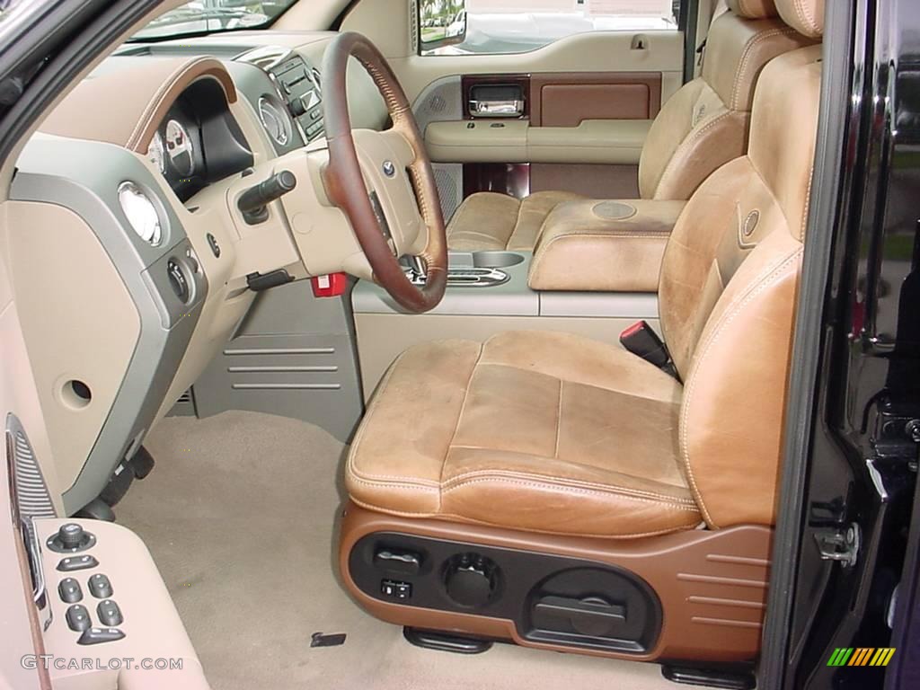 2006 F150 King Ranch SuperCrew 4x4 - Black / Castano Brown Leather photo #11