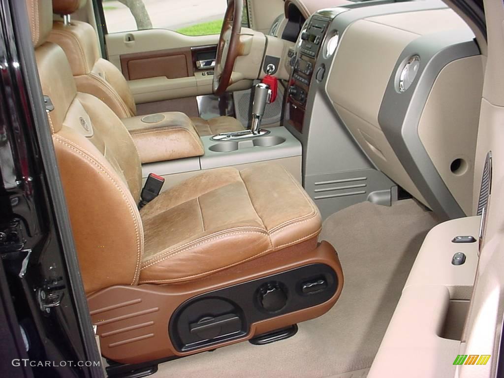 2006 F150 King Ranch SuperCrew 4x4 - Black / Castano Brown Leather photo #12