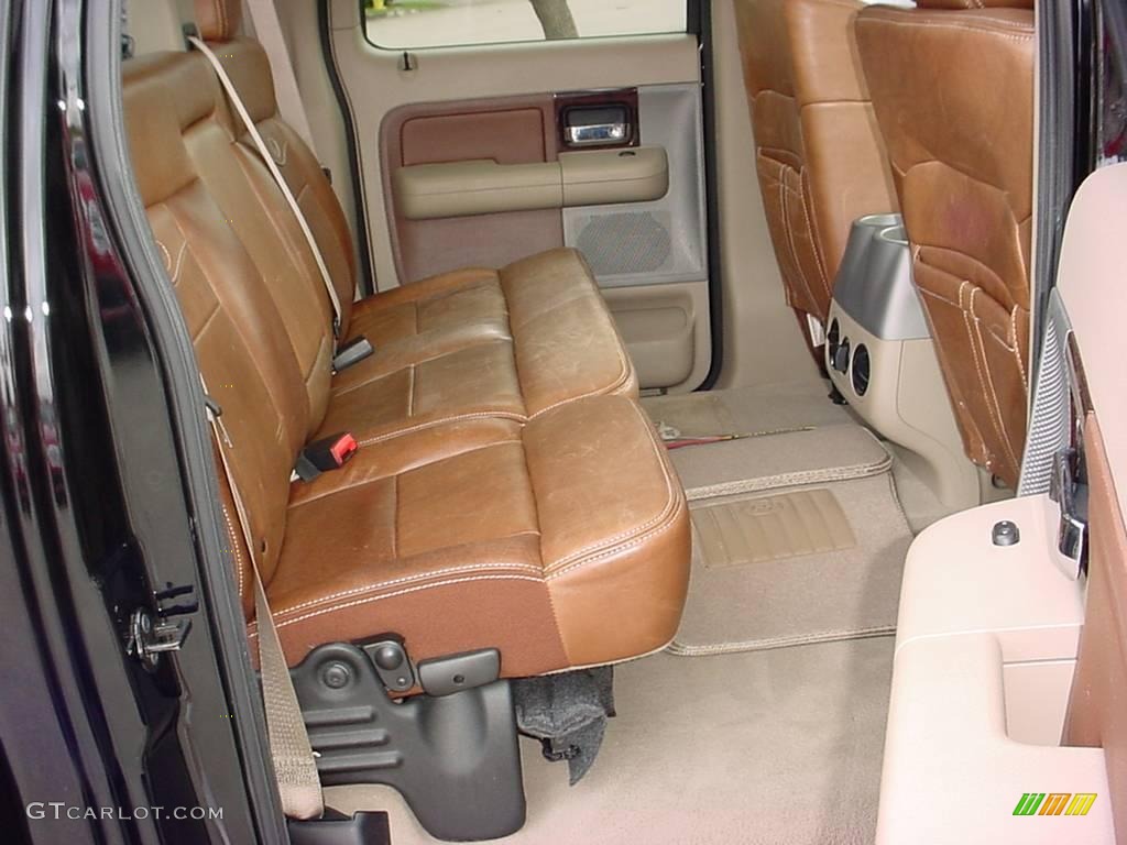 2006 F150 King Ranch SuperCrew 4x4 - Black / Castano Brown Leather photo #13