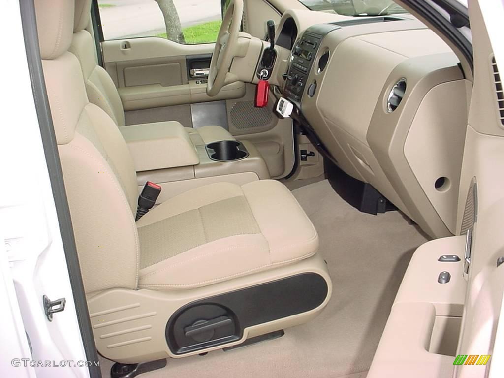 2006 F150 XLT SuperCrew - Oxford White / Tan photo #12