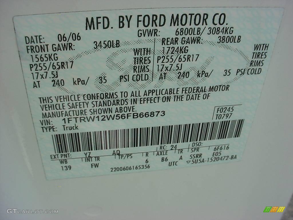 2006 F150 XLT SuperCrew - Oxford White / Tan photo #19