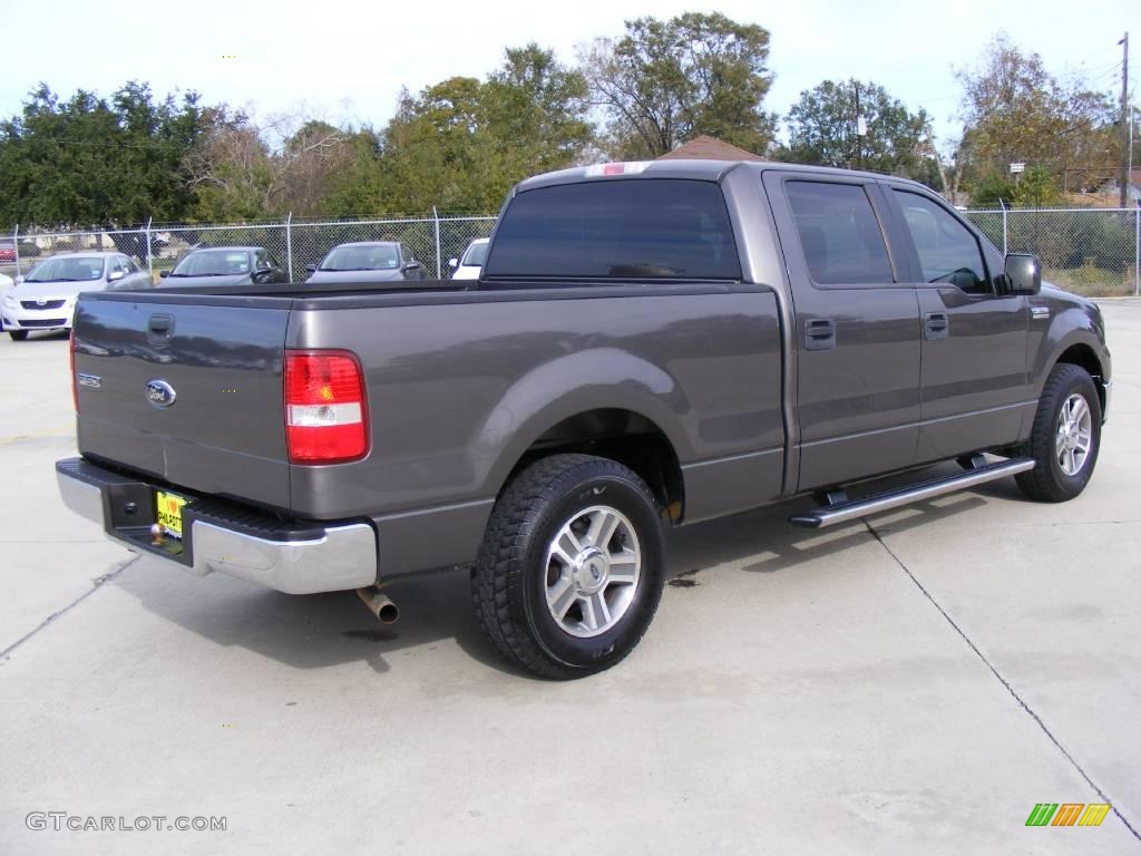 2006 F150 XLT SuperCrew - Dark Shadow Grey Metallic / Medium/Dark Flint photo #3